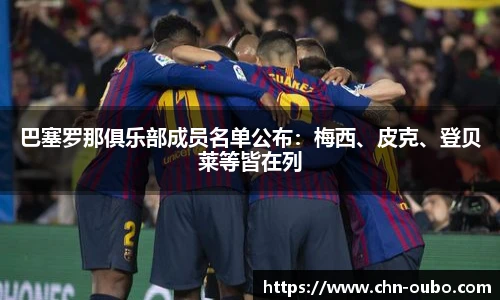 巴塞罗那俱乐部成员名单公布:梅西、皮克、登贝莱等皆在列